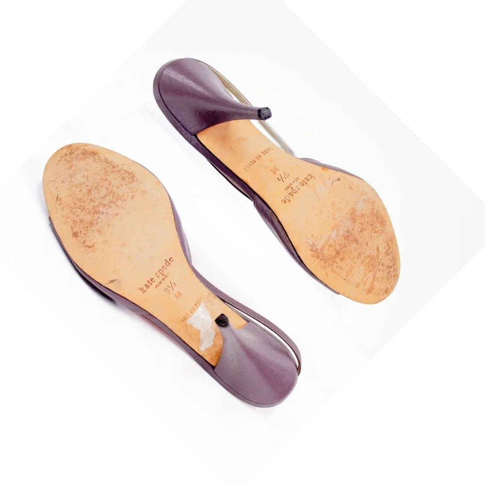 Kate Spade Shoes | Kate Spade Leather Stilettos in Mauve/ Pink Women's Size 9.5 - Picture 8 of 12